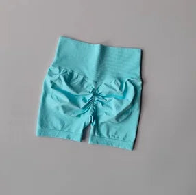 High-Waist Sculpting Gym Shorts