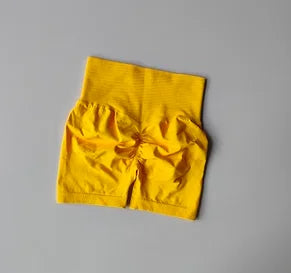 High-Waist Sculpting Gym Shorts