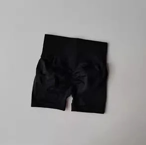 High-Waist Sculpting Gym Shorts