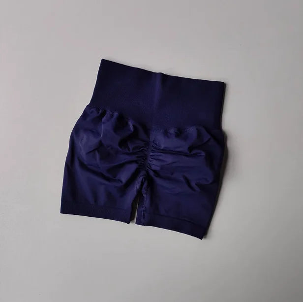 High-Waist Sculpting Gym Shorts