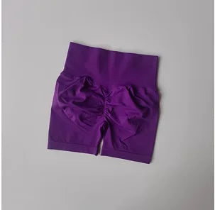 High-Waist Sculpting Gym Shorts