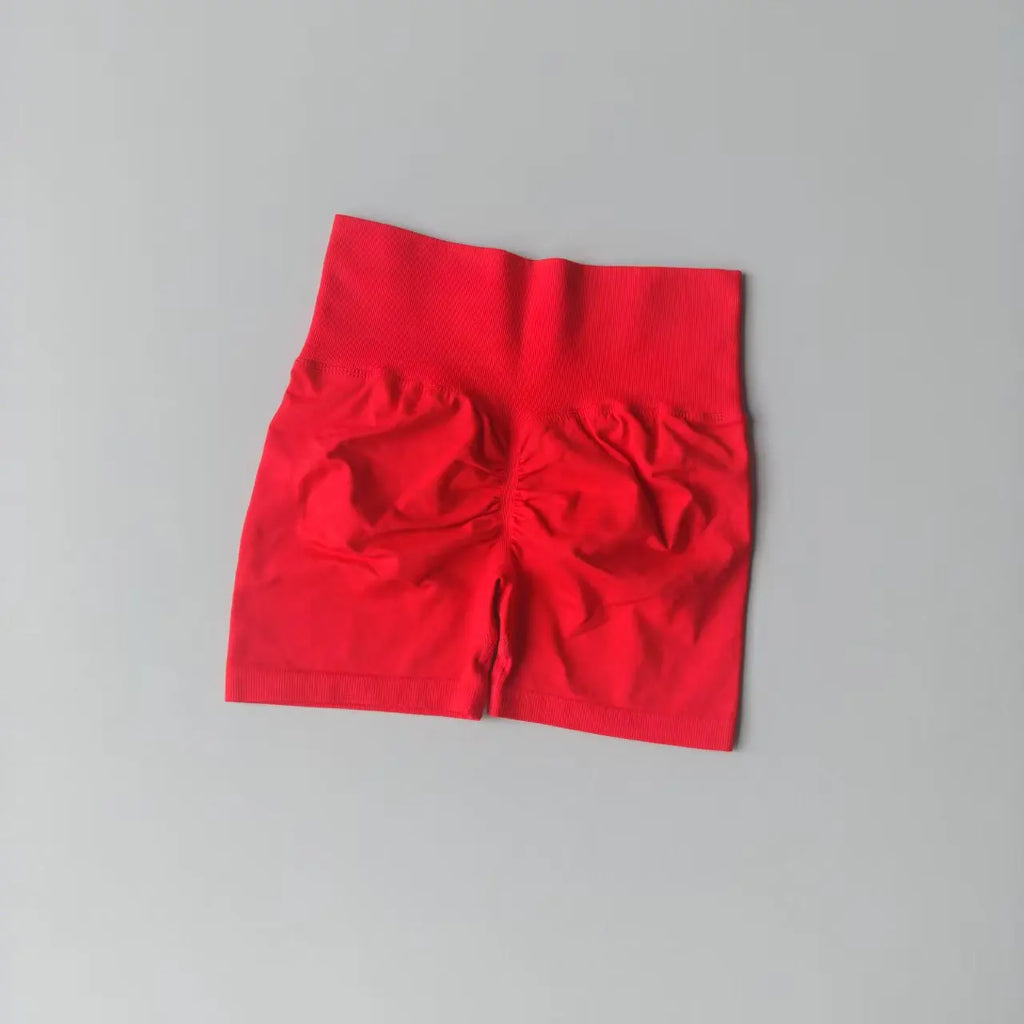 High-Waist Sculpting Gym Shorts