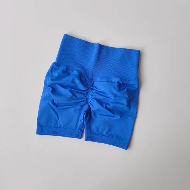 High-Waist Sculpting Gym Shorts