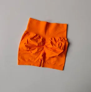 High-Waist Sculpting Gym Shorts