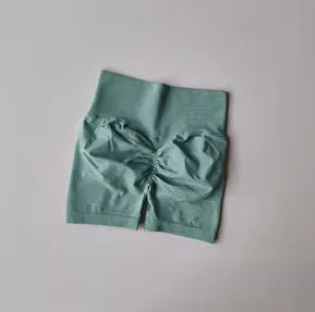 High-Waist Sculpting Gym Shorts