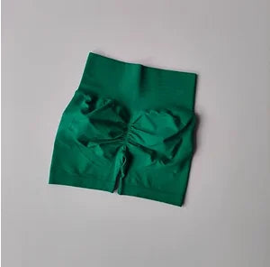 High-Waist Sculpting Gym Shorts