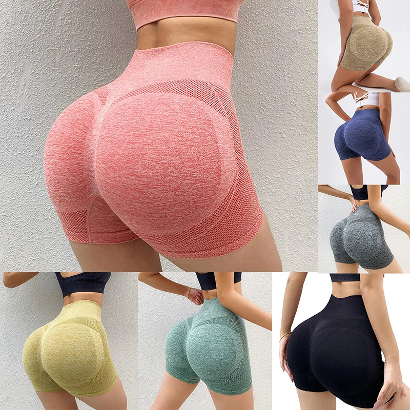 Woman's High-Waist Fitness Shorts