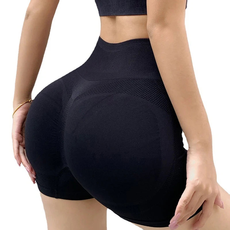 Woman's High-Waist Fitness Shorts