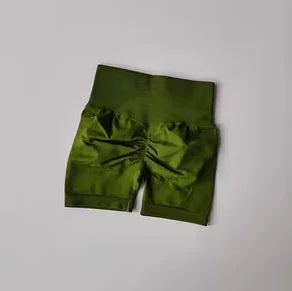 High-Waist Sculpting Gym Shorts