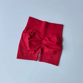 High-Waist Sculpting Gym Shorts